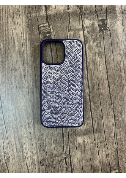 Apple iPhone 14 Pro Taşlı Silikon Kılıf Parlak Şık Kapak Voyoston