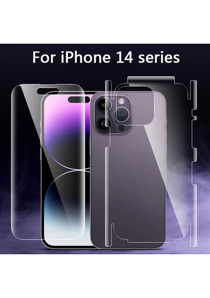 Apple iPhone 14 Pro Full Koruma 360 Tam Kaplayan Jelatin