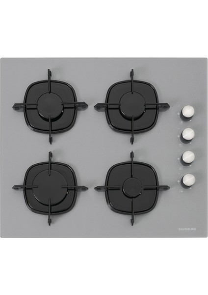 BO6502S02 - CS5335S01 - 3457 Soho 60 Gri Cam Ankastre Set