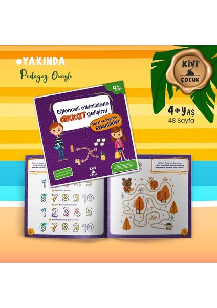 4+ Yaş Eğlenceli Etkinliklerle Dikkat Gelişimi Sözel Ve Sayısal Etkinlikler Kitap - Ayşen Oy fiyatları