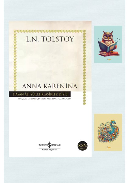 Anna Karenina - Hasan Ali Yücel Klasikleri - Lev Nikolayeviç Tolstoy 9786053604099 Not Defterli Seti - Lev Nikolayeviç Tolstoy