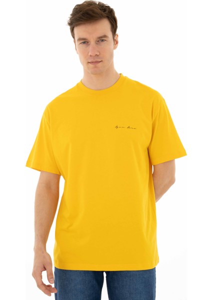 Erkek Oversize Bisiklet Yaka Tişört Y25344403101 indirimleri