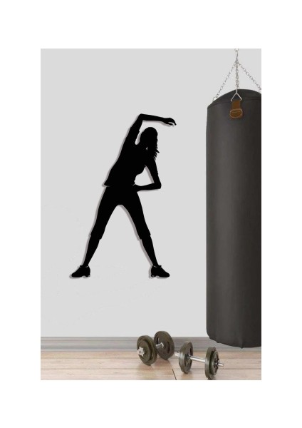 Fitness Gym Ahşap Duvar Dekoru-Spor Salonu Dekoru 80X40 fiyatları