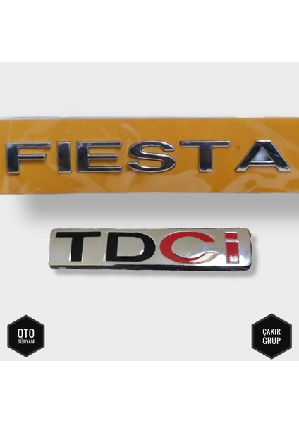 Fiesta Yazı ve Tdci Yazı 2002-2008 Modele Kadar Uyumlu Çift Taraflı Bant ve Krom Kaplama