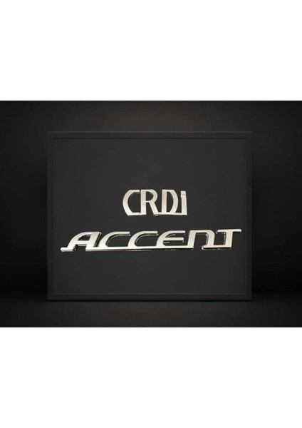 Hyundai Era Kasa ''crdi+Accent Bagaj Yazısı'' Orijinal Boyut