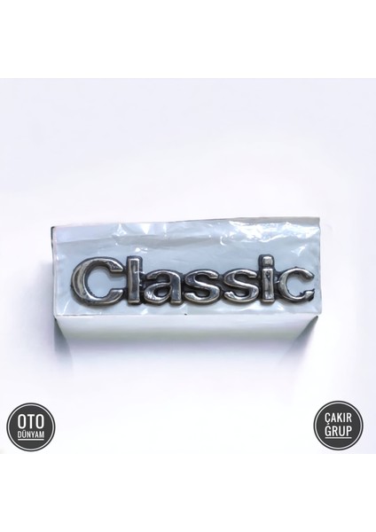 Polo Classic Bagaj Yazı 1 Adet "volkswagen" Classic Yazısı 3D 3m One Size