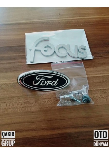 Ford Focus 1 Focus Bagaj Yazısı ve Ön Arma Focus 1 'bagaj Yazısı Ön Arma (1.sınıf Kalite)