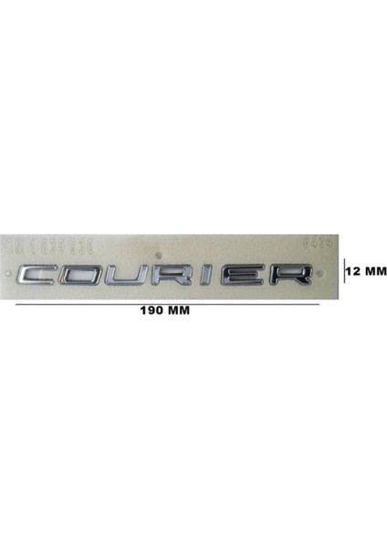 Courier Yazı - Fordd Courier Bagaj Yazısı