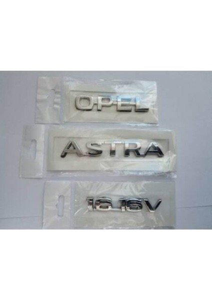 Opel Astra- Opel Astra ve 1.6 16V Yazı 3 Adet