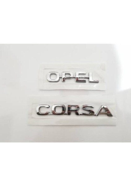 Corsa Bagaj Yazısı-Opel Yazı 2li 1. Sınıf Ürün
