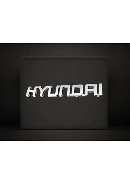 Hyundai ''hyundai'' Getz Bagaj Yazısı Orijinal Boyut Hyundai Yazı