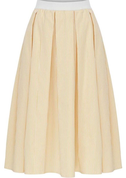 Midi Boy Pileli Etek Standart Renk Y2315006_089