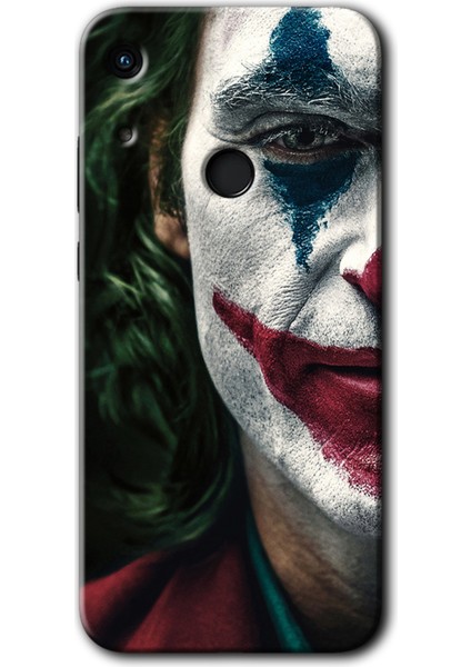 Huawei Y6S Kılıf Hd Desen Baskılı Arka Kapak + Kırılmaz Cam - Joker