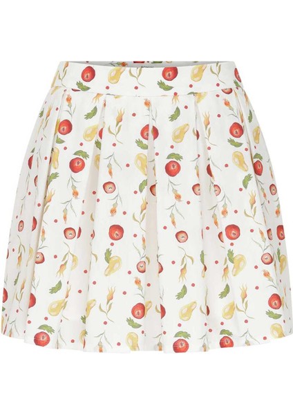 Desenli Mini Etek Standart Renk Y2315039_089