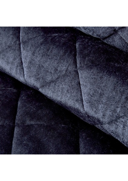 Plain Çift Kişilik Kapitone Yatak Örtüsü Indigo indirimleri