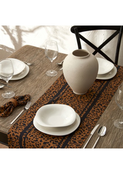 Leopard Desenli Runner 140 x 200 cm