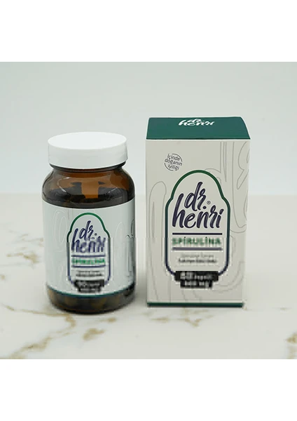 Dr.Henri Spirulina Içeren 60 Kapsül 660 Mg Takviye Edici Gıda 8