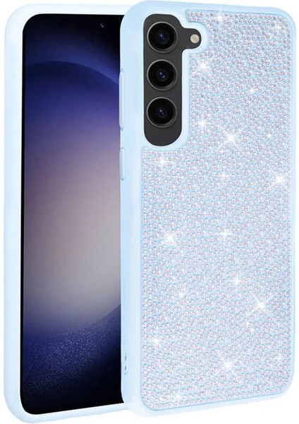 Galaxy S23 Kılıf Parlak Taşlı Şık Tasarım Ston Kapak