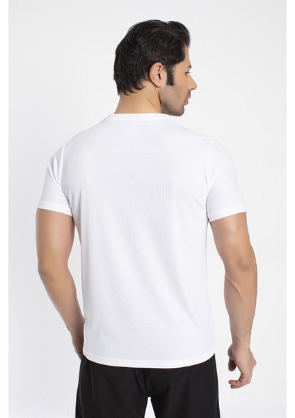 V Yaka Erkek Spor T-Shirt - 7136