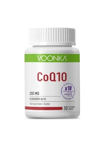 COQ10 200MG 32 Yumuşak Kapsül
