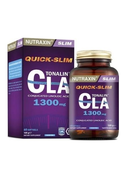 Quick Slim Tonalin Cla 1300MG 60KAPSÜL