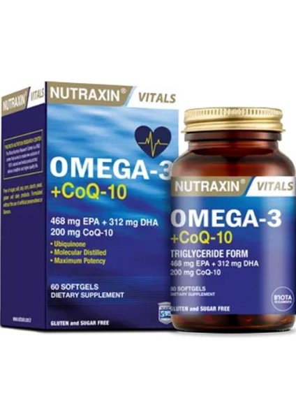 Omega-3+Coq-10 60G