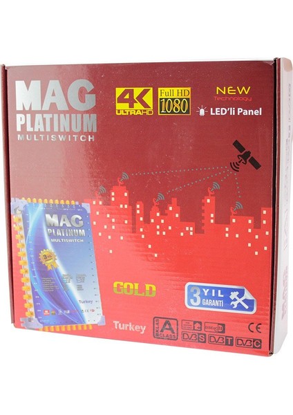 10*16 KASKATLI UYDU SANTRALİ MAG PLATINUM fiyatları