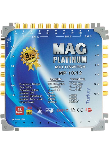 10*12 Sonlu Uydu Santrali Mag Platınum modelleri