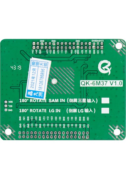 LCD PANEL FLEXİ REPAİR QK6M37 V1.0 FHD LVDS ROTATE 180 modelleri