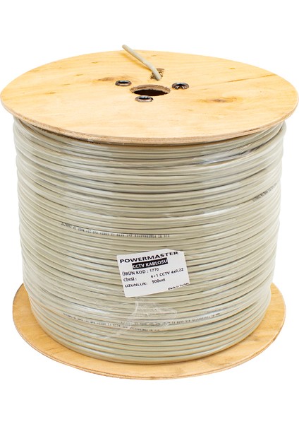 BAKIR (CU) 4+1 X 0.22 MM CCTV KAMERA KABLOSU (500 METRE) fiyatları