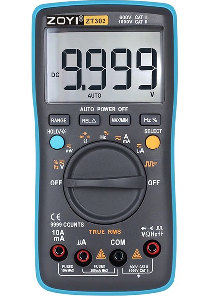 ZT-302 TRUE RMS DİJİTAL ÖLÇÜ ALETİ