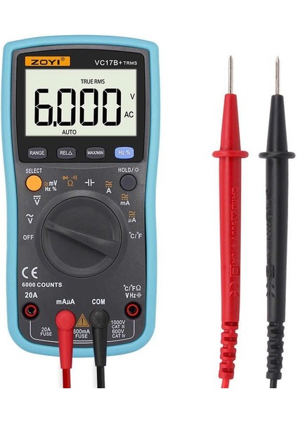 VC-17B+ TRUE RMS DİJİTAL ÖLÇÜ ALETİ