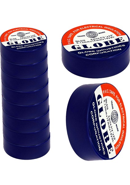 0.13 MmX19 Mm Lacivert Izole Bant (10'lu Paket)