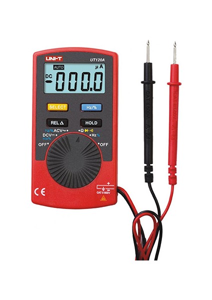 DIGITAL ÖLÇÜ ALETİ UNIT UT-120A (CEP TİPİ MULTİMETRE)