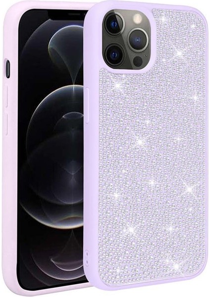 Apple iPhone 14 Pro Max Kılıf Parlak Taşlı Şık Tasarım Ston Kapak