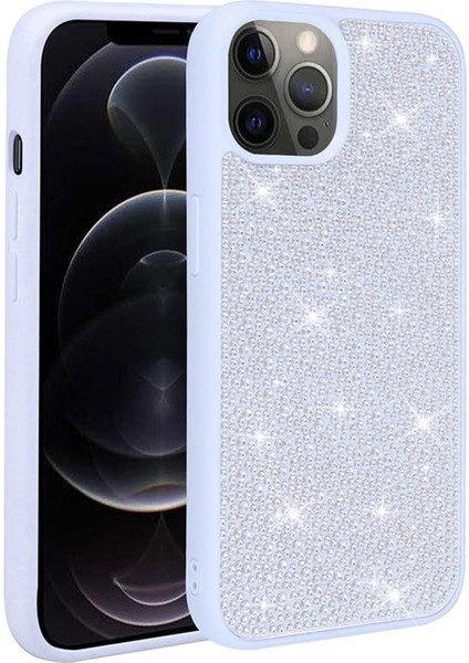 Apple iPhone 14 Pro Max Kılıf Parlak Taşlı Şık Tasarım Ston Kapak