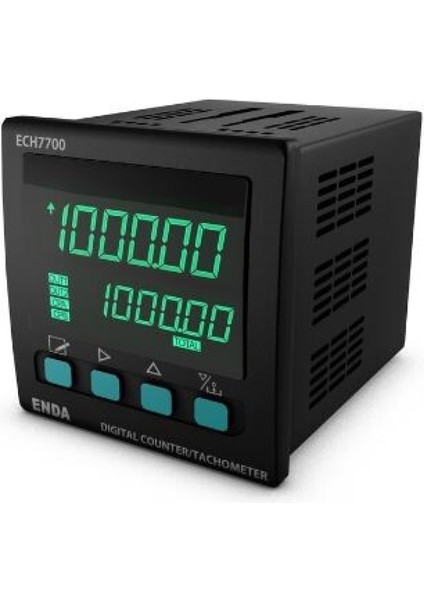 ECH7700-LV Dijital Sayıcı Takometre 72X72MM 10-30V Dc / 8-24V Ac