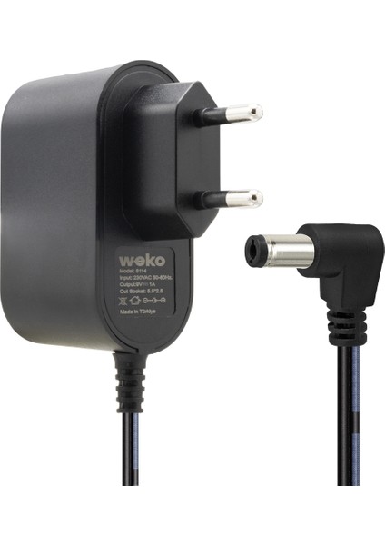 9 Volt - 1 Amper 5.5*2.5 Uçlu Yerli Üretim Priz Tipi Adaptör fırsatları