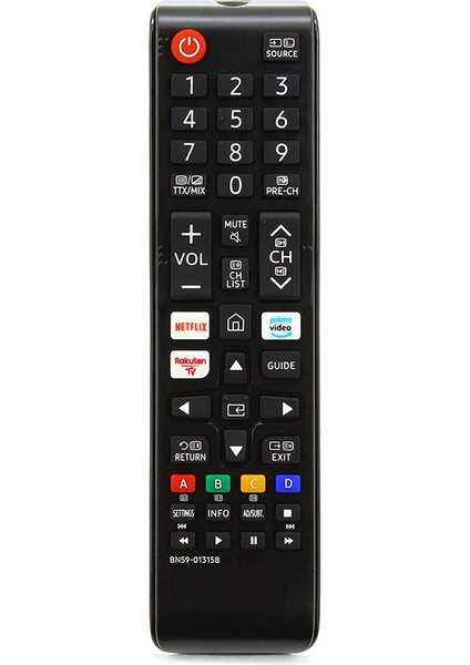 Kl Samsung BN59-01315B Netflıx-Prime Vıdeo-Rakuten Tuşlu Kısa LCD LED Tv Kumanda