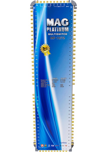 10*72 KASKATLI UYDU SANTRALİ MAG PLATINUM