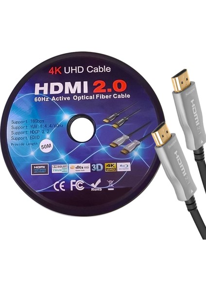 4K UHD HDMI 2.0 50 METRE HDMI KABLO