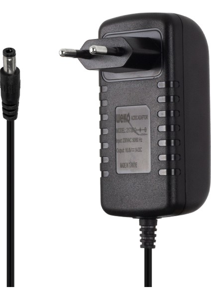 16.8 Volt - 1 Amper 5.5*2.5 Uçlu Kırmızı Yeşil Ledli Priz Tipi Şarj Adaptörü fırsatları