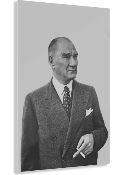 Atatürk Model 1 Cam Tablo Duvar Dekoru fiyatları