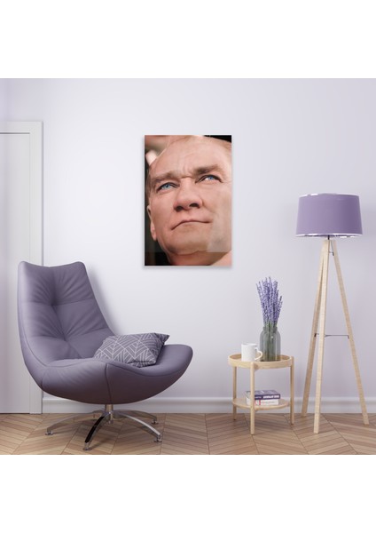 Atatürk Model 9 Cam Tablo Duvar Dekoru