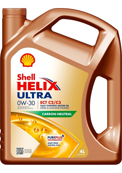 Helix Ultra Ect C2-C3 0W30 4 Litre Motor Yağı ( Üretim Yılı: 2022 )