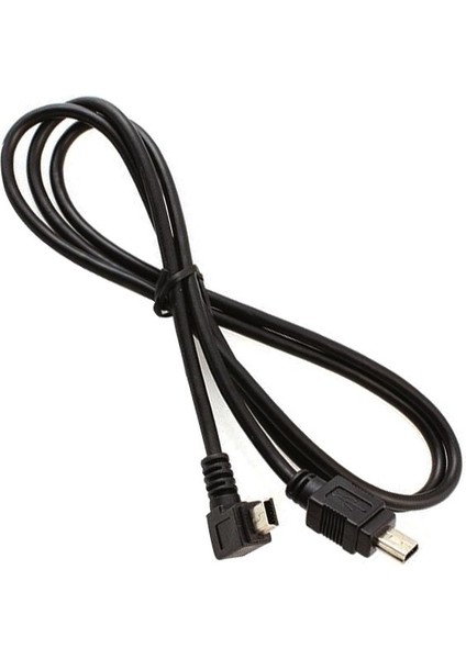 Mini USB 5 Pın / Mini USB 1 Metre L Tip 5 Pin Kablo