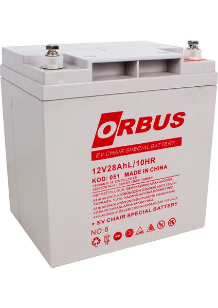 12 VOLT - 28 AMPER DİK ENGELLİ ARAÇ AKÜSÜ (167 X 125 X 175 MM) modelleri