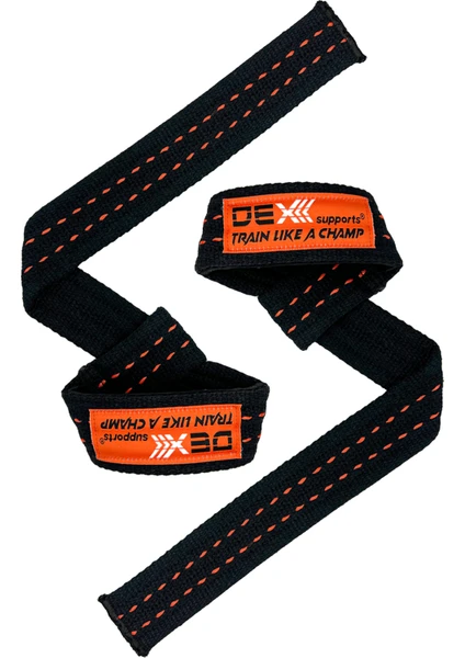 Dex Supports Pro Lifting Straps  Padded 2’li Paket Turuncu