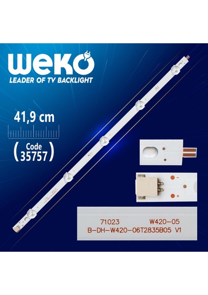 42 Row2.1 Rev 0.6 1 R1-Type 6916L-1215A - 41.9 cm 5 Ledli - (WK-1225)