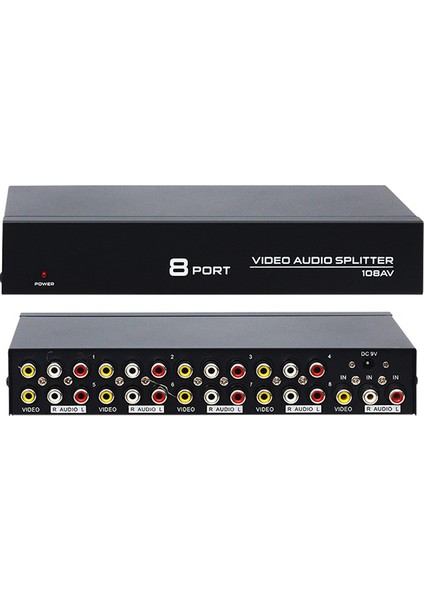 PM-4832 8 PORT VIDEO AUDIO DAĞITICI (1024X768-85HZ)